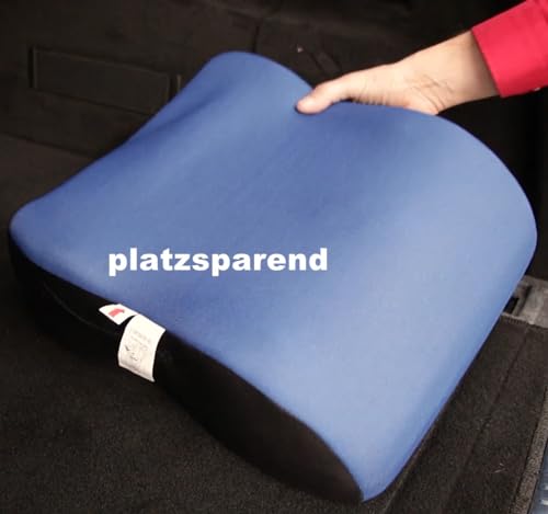 UNITED KIDS Autokindersitz Safari Gruppe II/III EU Norm ECE R129 Sitzerhöhung für Kinder von 135-150cm, Farbe:schwarz-grau