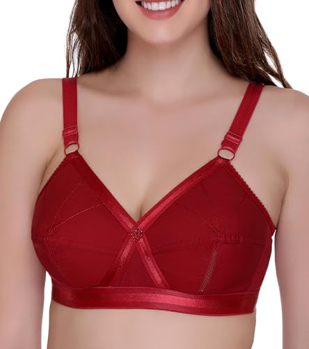 Image of SONA Perfecto Plus Size Cotton Bra for Woman Full Coverage Everyday Pack of 1