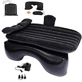 Onirii Inflatable Car Air Mattress Back Seat Bed with Air Pump,55 "x 35" Portable Thickened Car Travel Camping Sleeping Air Mattress Blow Up Bed for Car Universal SUV