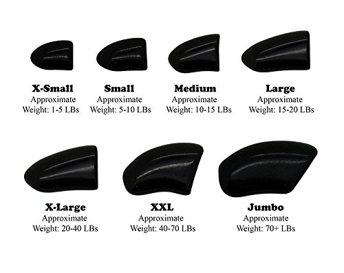 Purrdy Paws 40-Pack Soft Nail Caps For Dogs Claws Black Small #TOP1