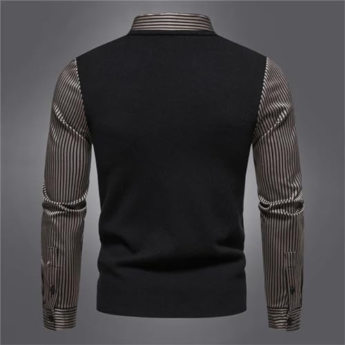 Winter Men's Sweater Knitwear Casual Pullovers Fashion Cold Turn-Down Collar Casual Pullovers4