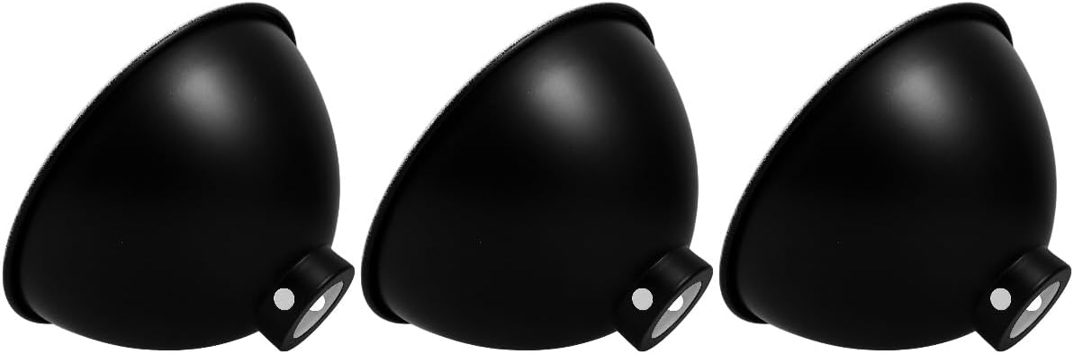 3pcs Reptile Reflector Lampshade for Heating Lamps Scald Design Easy Installation for Bearded Dragons and Other Reptiles Light Utilization Habitats