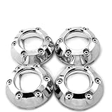 Coprimozzi for ruote da 67 mm, 4 pezzi, compatibili con cerchi in lega for auto, coprimozzo in plastica ABS cromata, accessori for coprimozzi for auto