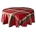 Benson Mills Heavyweight Yarn Dyed Jacquard Fabric Plaid Table Cloth, for Holiday Entertaining, Winter, and Christmas Tablecloth (Holiday Legacy, 70