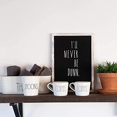 Skinny Letterboard Letters Only Set No Board Included, Rae Dunn Inspired Font Perfect Farmhouse Decor Accessories, Changeable Felt Letter Boards Message, 2 Inch White Plastic Letters Numbers Symbols #TOP7