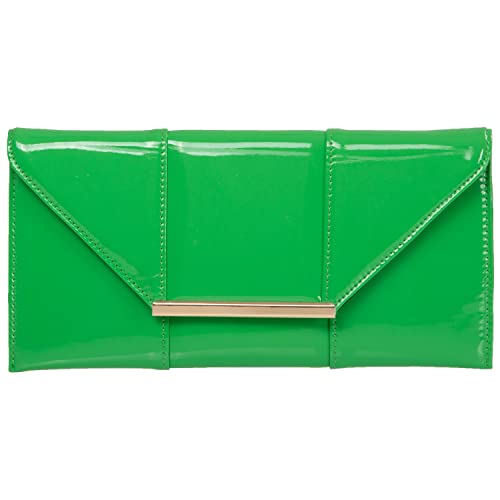 Image of JNB Faux Patent Leather Envelope Candy Clutch