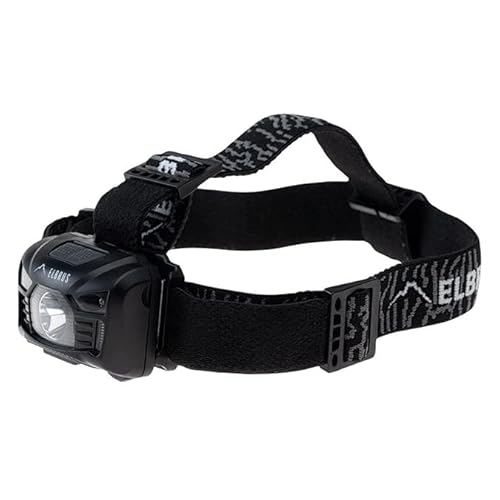 Elbrus LED Stirn-Kopflampe Scheinwerfer USB-Wiederaufladbar Wasserdicht mit Bewegungsmelder