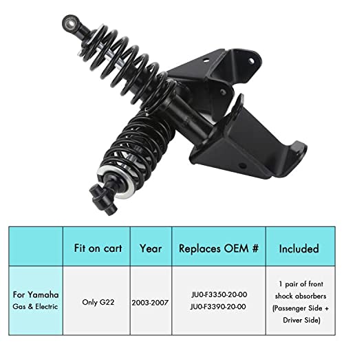 Amazon.com: 10L0L Golf Cart Front Shock Absorber Spring Set Fits