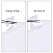Canomo 300 Pieces Plastic Clear Adhesive Custom Display Hang Tabs Hooks Folding Display Tags for Store Retail Display, 3 Shapes