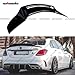 WheelX Rear Spoiler Compatible with 2015-2021 Mercedes Benz W205 C-Class, R Style Duckbill Fits for C63 C160 C180 C200 C250 C300 C400 C450 Sedan, Trunk Tail Deck Lid Splitter Wing Lip (Glossy Black)