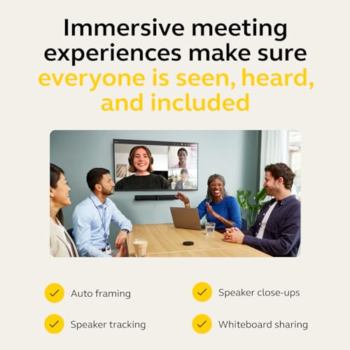 Jabra PanaCast 50 180° Panoramic-4K Meeting Room Webcam, 4 Kilopixel Video Resolution, Black - image 9