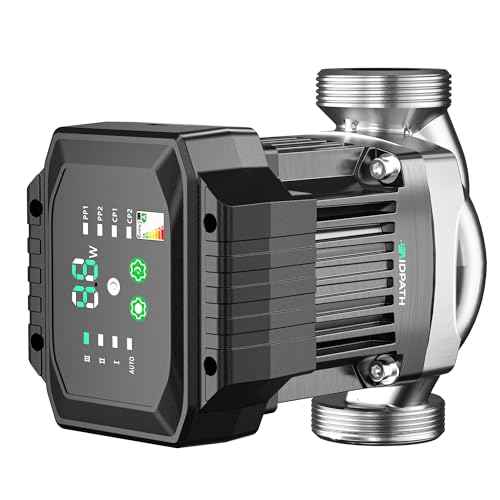 AIDPATH 10.1GPM Smart Hot Water Circulation Pump/Recirculating Pump 45Watts