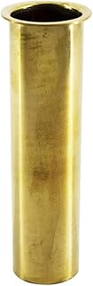 MARINE CITY Brass Drain Tube Corrosion Resistant Easy Functional and Smooth Design for Boat Water Marine Transom Motor Well Live Well Bait Well