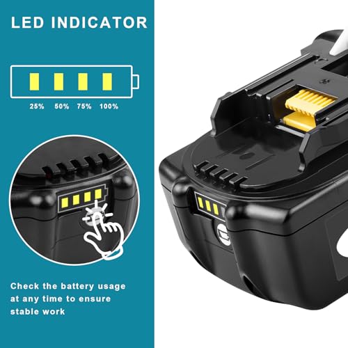 Batterie BL1840 lithium 18V LXT400 accumulateur de rechange 5Ah - 7