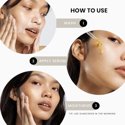 You C & Skin Vitamin C Serum with 6 Peptides + Niacinamide + Hyaluronic Acid – Stable 3-O-Ethyl Vitamin C, Radiance-Boosting Glow Serum, Anti-Aging, Luminous Skin – All Skin Types – 1.7 fl oz