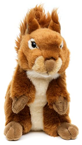 Uni-Toys - Eichhörnchen, stehend - 22 cm (Höhe) - Plüsch-Hörnchen - Plüschtier, Kuscheltier