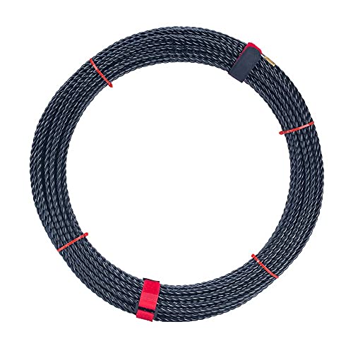 Ninja Fish Tape 50Ft Fish Tape Wire Puller Through Conduit, Polyester Wire Threader With Changeable Leader Tip - 6Mm #TOP2
