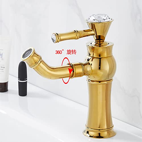Robinet de lavabo eau chaude et froide pour vasque moderne - 7