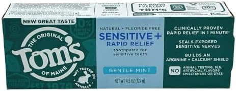 Toms of Maine Sensitive Rapid Relief Toothpaste, 4.5 OZ image 3