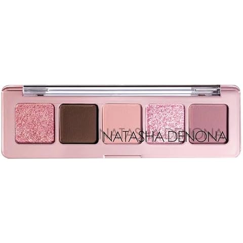 Natasha Denona Mini Rose Eyeshadow Palette + Bonus Premium Korean Sheet Masque with Collagen Cover