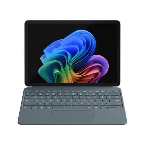 Microsoft Surface Pro Keyboard and Slim Pen 2 Bundle for Surface Pro 12" Device, Alcantara Material, Ocean - image 2