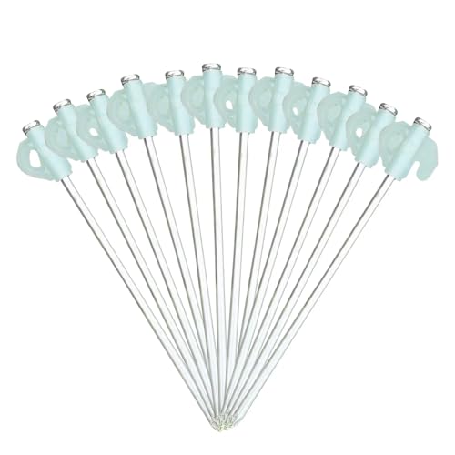 JIMCOM 12 Pack Heavy Duty Tent Pegs - 20cm Hard Ground Tent Pegs for Camping and Awning Outdoor Galvanized Metal Glow in The Dark Tent Stake