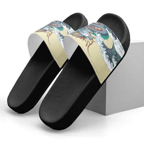 Art Kiss Lover Design Slippers Sandals for Women Men Gift Casual Athletic Sandals Pool Shower Indoor Outdoor Slide Slippers3