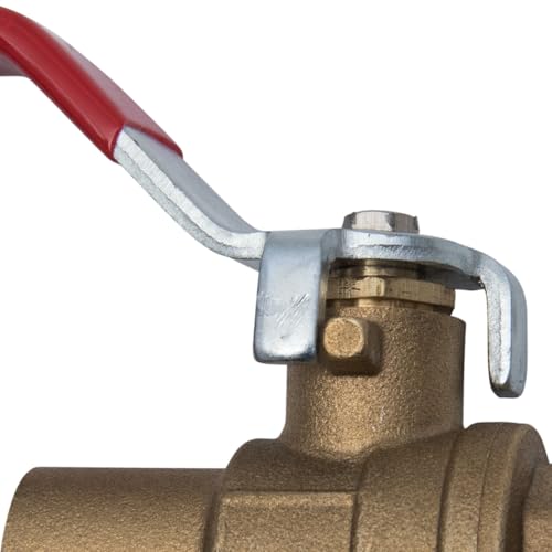 Cornat Löt-Kugelhahn 15 mm - Messing - Mit Hebelgriff - Betriebstemperatur: max. + 200° C Betriebsdruck: max. 10 bar - Ø 15 mm/Wasserhahn/Absperrhahn/Absperrventil / T594007 (Packung mit 4)