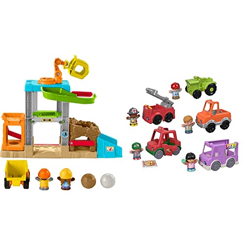 Fisher-Price Little People Load Up ?€?N Learn Construction Site, For Toddlers Ages 18 Months & Up & Little People Around The Neighborhood Vehicle Pack, Set Of 5 Push-Along Vehicles And 5 Figures #TOP14
