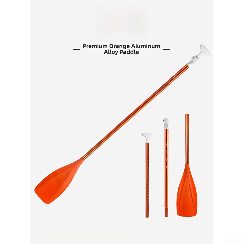 Pagaie pour kayak Aluminium 3 Sections Réglable 160-210cm Pagaie