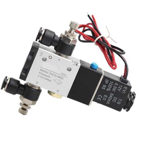 Electroválvula 3V210-08NC AC110V para control automático de sistemas neumáticos de aire comprimido 7