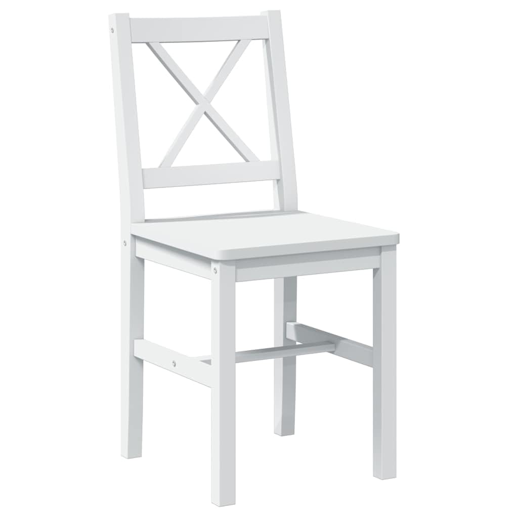 vidaXL Ensemble de Salle à Manger 5 pcs Blanc