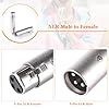 KUOQIY 2 PCS 3-Pin XLR Gender Changer, XLR Male to Female Adapter, for Microphones Audio Equipment Mixers #2