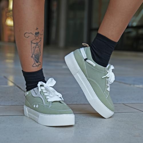 Image of SOLETHREADS Funk Sneakers for Women |Retro Design|Comfortable|Chunky Streetwear Fashion Shoes| Stylish| Anti-Skid|Tendy|Running|Workout|Walking Shoes Women
