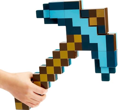 Bundle of Mattel Minecraft Toys, Sword and Pickaxe, Minecraft Game Transforming Kid Size Role-Play Accessory + Mattel Minecraft Flippin’ Figs Sheep & Chicken Figures 2-Pack with 2-in-1 Fidget Play - Thumbnail 3