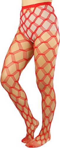 Image of ToBeInStyle Women's Large Mesh Fishnet Patterned Pantyhose Tights
