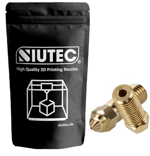 SIUTEC Brass Nozzle/Brass Nozzle Compatible with Elegoo Neptune 4, Neptune 4 Pro - 3D Printer Nozzle for 1.75 mm Filamen