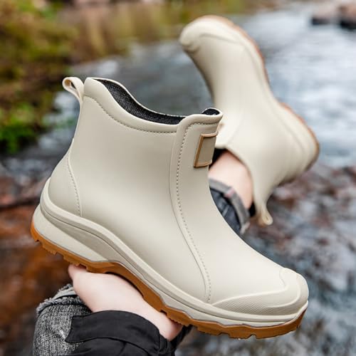 Bottines en caoutchouc imperméables et légères avec semelle antidérapante - 7