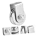ULTECHNOVO 2pcs Heavy Duty Steel Lifting Pulleys Single Swivel Pulley for Rope Industrial Grade