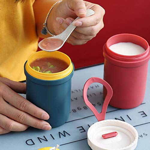 NICEXMAS Caneca de Sopa de Microondas Recipiente de Café da Manhã Caneca Coleção Caneca de Sopa Cane