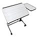 Acrobat Professional Overbed/Laptop Table, Tilting, Height Adjustable with Casters. Split Top for Maximum Vesatility. Folds for Easy Storage. (white birch)