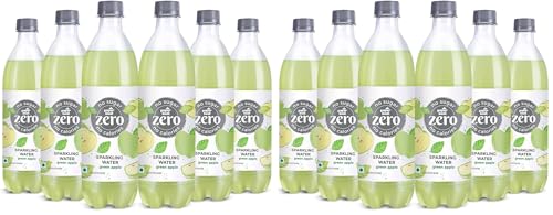 Image of Paper Boat Green Apple Sparkling Water, Pack of 12, 600ml Each | Carbonated Water | Zero Sugar, Zero Calories I Sugar Free