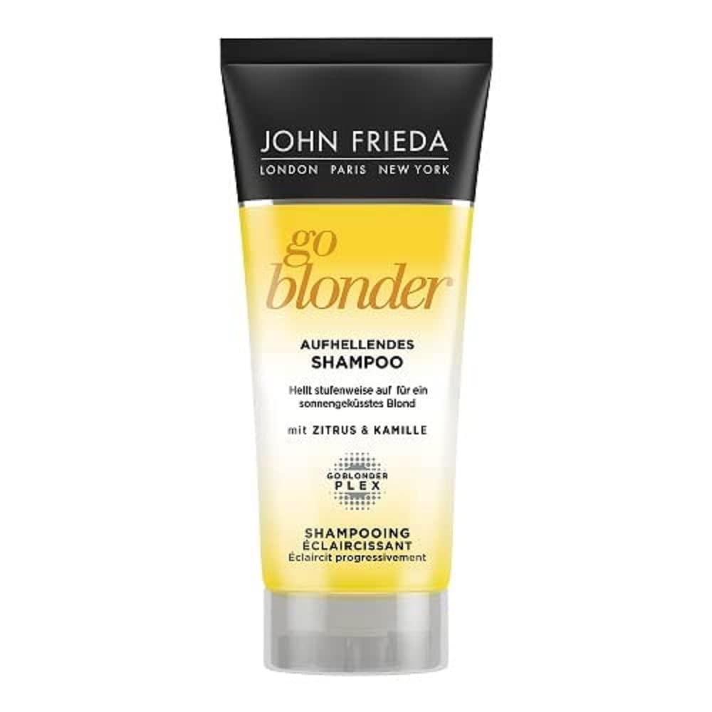 John Frieda Sheer Blonde Go Blonder Shampoo - 50 ml - Ideal für Gastronomie, Hotel und Reisen - Hotellerie- und Reisegröße 6er Pack(6 x 50 milliliters)