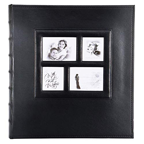 barsone Photo Picutre Album 4x6 500 Photos, Extra Large Capacity Leather Cover Wedding