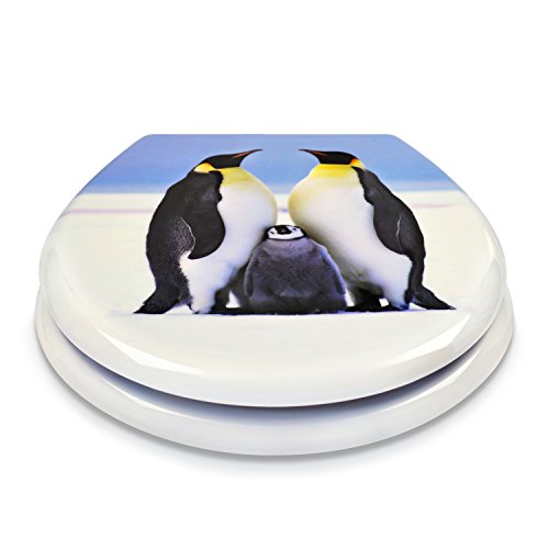 Sedile wc fantasia e chiusura ammortizzata