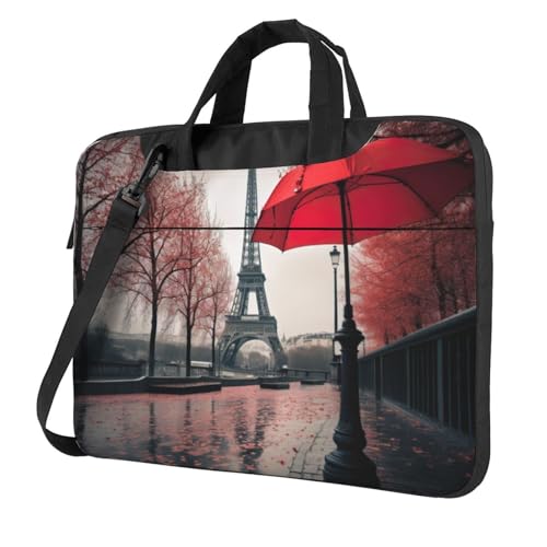 Sac ordinateur antichoc Tour Eiffel avec bandoulière confortable