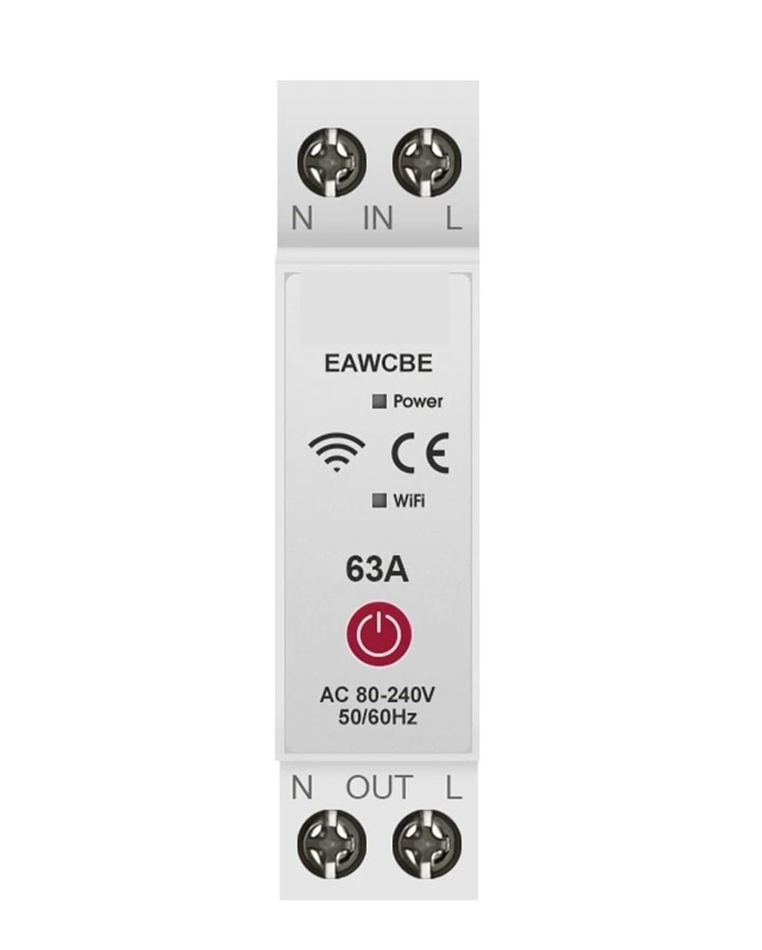 BALYDLUL 1pcs Circuit Breaker Time Relay Switch 1P+N 63A Power-off(10A)