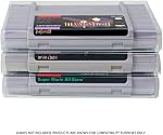 SNES Games Cartridge Protector Compatible for Super Nintendo SNES Games Cartridge - 0.40 MM Compatible with Super Mario, Tales of Phantasia, Zelda, Star Fox, Donkey Kong (Pack of 25)