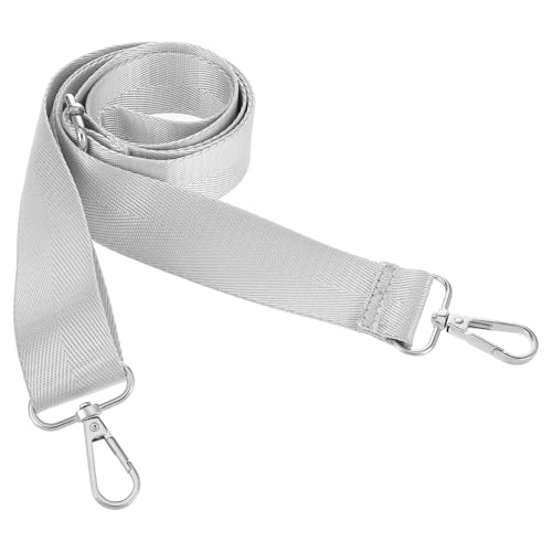 Verstellbarer Schultergurt Silber Umhängegurt Taschengurt Breiter, Trageriemen Canva Riemen 4cm breit Längenverstellbarer für Taschen Breiter DIY Zubehör Handtaschen Umhängetasche