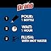 Drano Dual-Force Foamer Drain Clog Remover and Cleaner for Shower or Sink Drains, Unclogs and Removes Sources of Odor, 17 Fl Oz